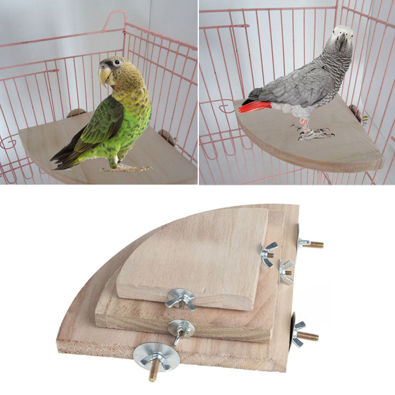 Bird's Wood Platform Stand