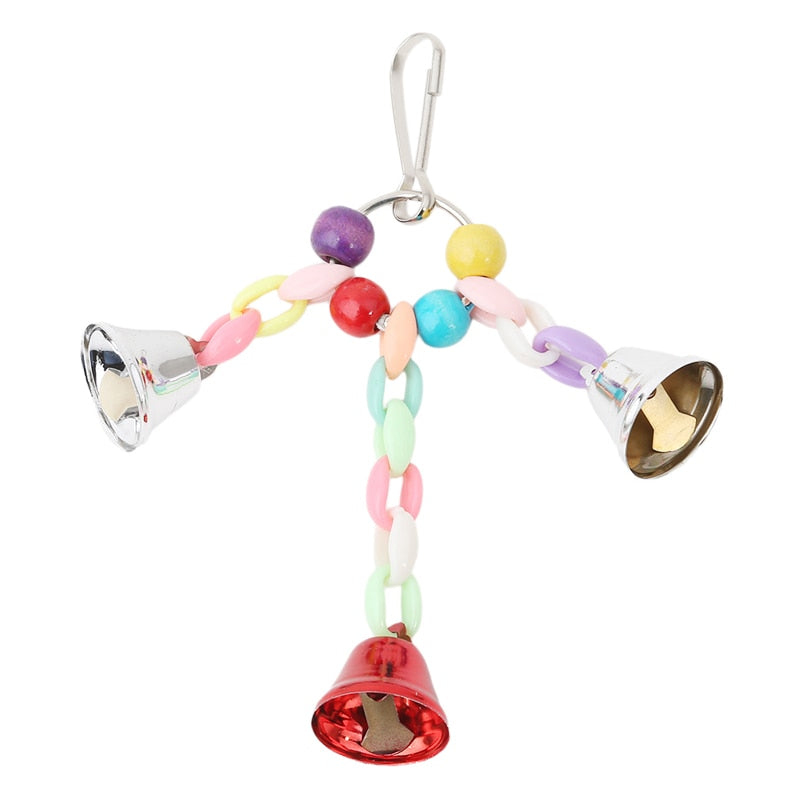 Beaded Bells Bird Toy