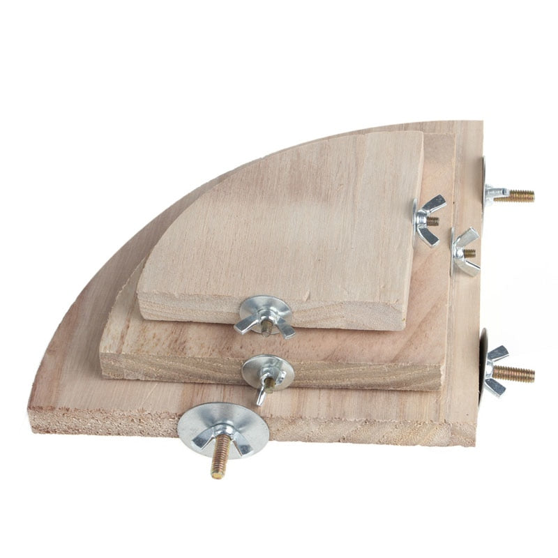 Bird's Wood Platform Stand
